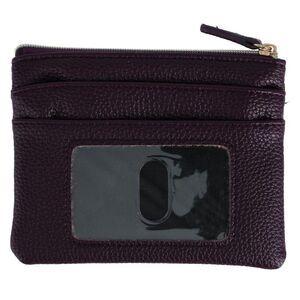 Buxton Women's Colorful Designer Premium Faux Leather Large ID Coin Case